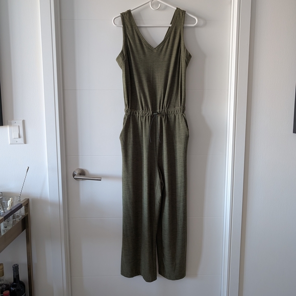 Old Navy Pants - Olive Green Sleeveless Jumpsuit